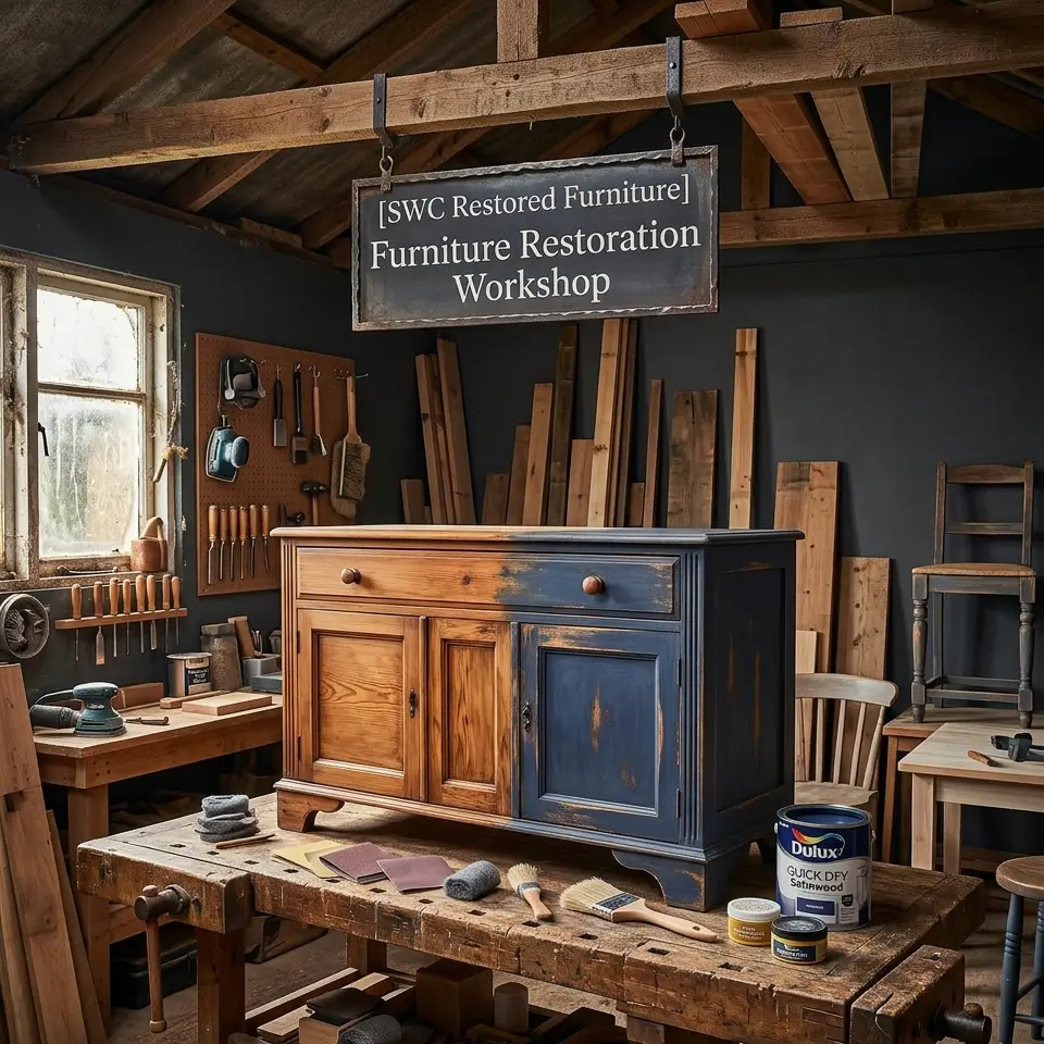 Restored Wooden Furniture Shop Horsham